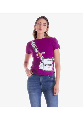 Camiseta T-Shirt Slim Femenina Groggy