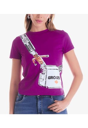 Camiseta T-Shirt Slim Femenina Groggy