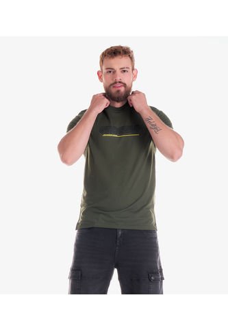 Camiseta  T-Shirt Slim Masculina Groggy GROGGY