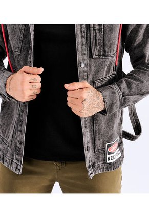 Chaqueta Para Hombre En Denim Groggy