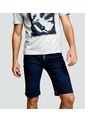 Bermuda Para Hombre Azul Medio_Oscuro Groggy de GROGGY