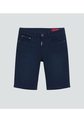 Bermuda Para Hombre Azul Medio_Oscuro Groggy