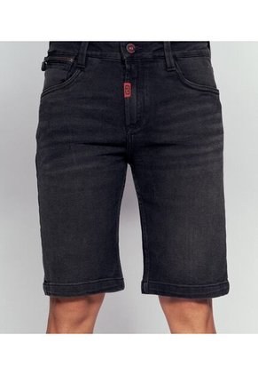 Bermuda Para Hombre Negro Groggy