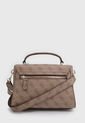 Bolso Café-Marrón-Dorado GUESS Emera Logo de Guess