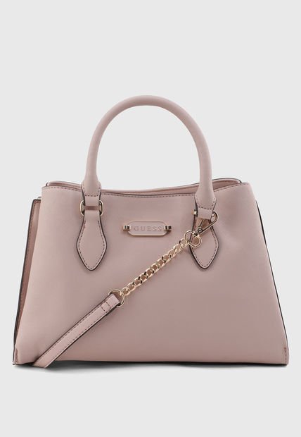 Bolso Rosa-Beige-Dorado GUESS