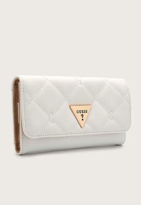 Billetera Blanco-Dorado GUESS