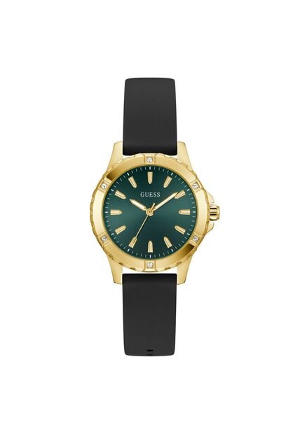 Reloj Guess Mujer Mist. Silicona Negro GW0949L2