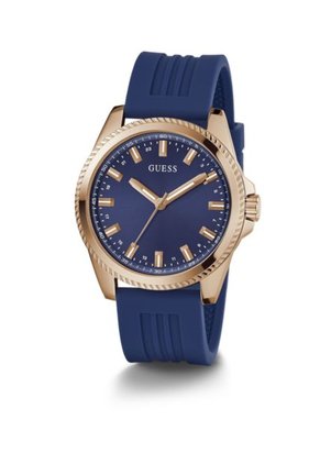 Reloj Guess Champ Hombre. Silicona Color Azul GW0639G3