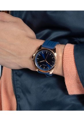 Reloj Guess Champ Hombre. Silicona Color Azul GW0639G3