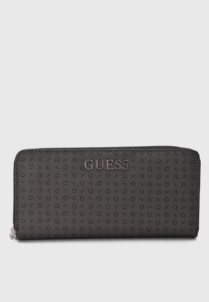 Billetera GUESS Abbas SLG Gris Oscuro