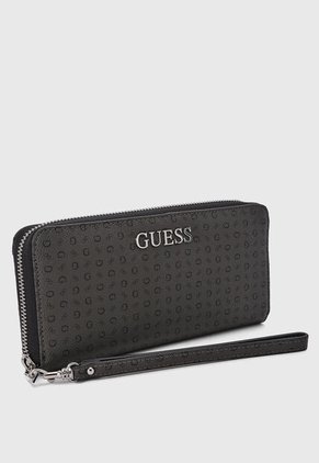 Billetera GUESS Abbas SLG Gris Oscuro