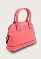 Bolso Manos Libres Coral-Blanco-Plateado GUESS de Guess