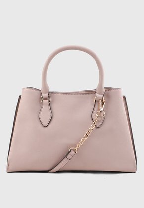 Bolso Rosa-Beige-Dorado GUESS