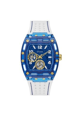 Relojes Guess Hombre Phoenix. Silicona Blanco GW0499G6 Guess