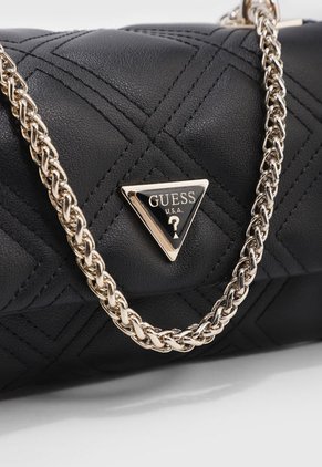 Bolso Manos Libres Negro-Dorado GUESS Deesa Mini