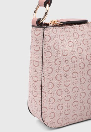 Bolso GUESS Isabella Mini Rosa Claro