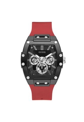 Reloj Guess Hombre Phoenix. Silicona Rojo GW0203G4 Guess