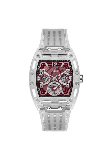 Relojes Guess Hombre PHOENIX. Silicona Blanco GW0499G9