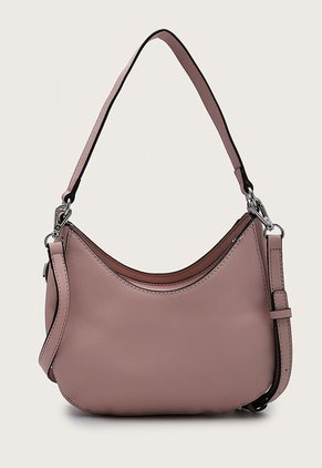 Bolso Manos Libres Palo Rosa-Nude-Plateado GUESS