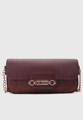 Bolso Manos Libres GUESS Daisee Borgoña