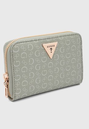 Billetera GUESS Katy Verde