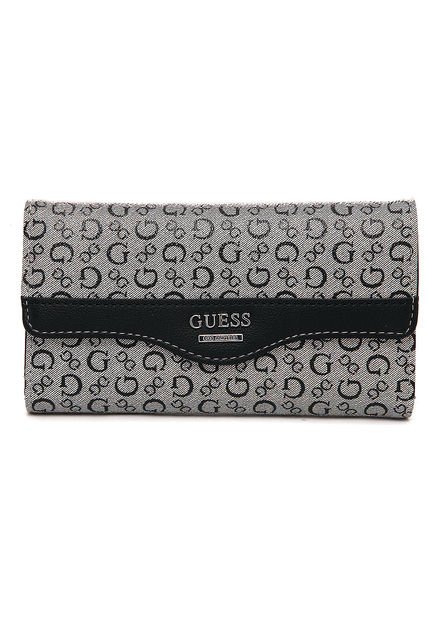 Billetera Gris-Negro GUESS