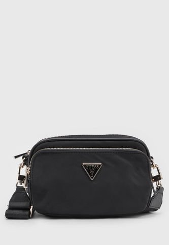 Bolso Manos Libres Negro-Dorado GUESS Eco Gemma Mini Guess
