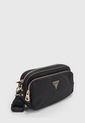 Bolso Manos Libres Negro-Dorado GUESS Eco Gemma Mini de Guess