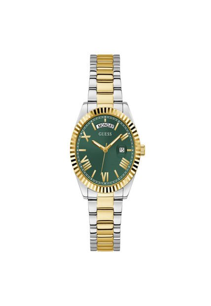 Relojes Guess Mujer Luna. Acero Inoxidable Plateado GW0308L5