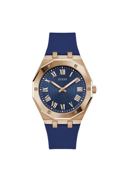 Relojes Guess Hombre Asset. Silicona Azul GW0663G3