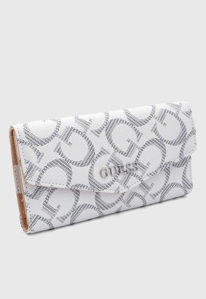 Billetera GUESS Granby Blanco