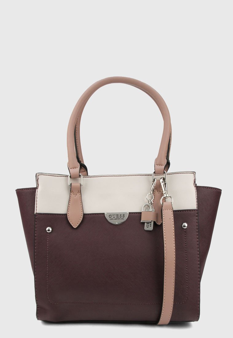 Bolso VioletaRosaBeige GUESS Compra Ahora Dafiti Colombia