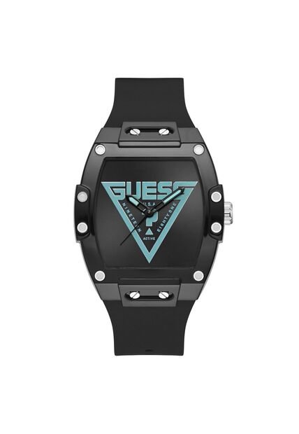 Relojes Guess Hombre Phoenix. Silicona Negro GW1072G1