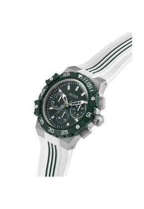Relojes Guess Hombre Fore. Silicona Blanco GW1059G1