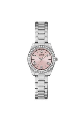 Relojes Guess Mujer Mini Luna. Acero Inoxidable Plateado GW0841L4