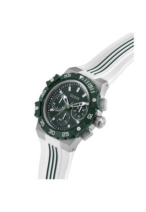 Relojes Guess Hombre Fore. Silicona Blanco GW1059G1