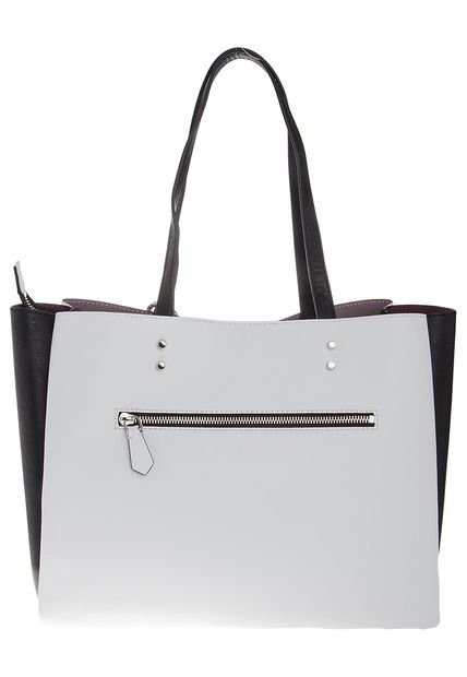 Bolso guess blanco y negro on sale