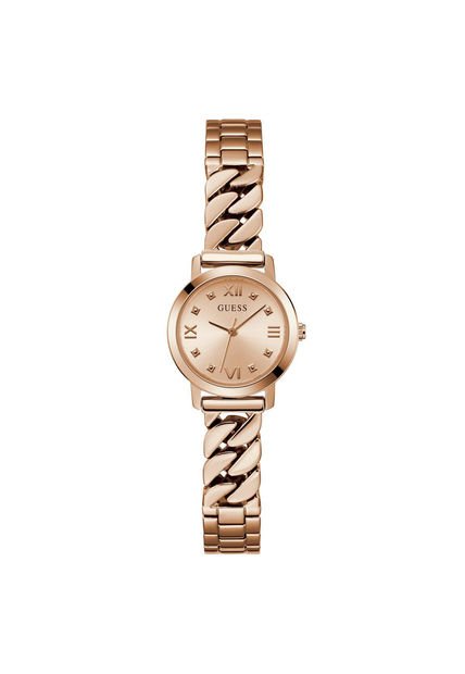 Relojes Guess Mujer Chime. Acero Inoxidable Oro Rosa GW0867L3