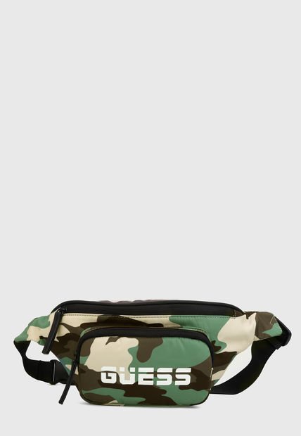 Canguro Verde-Negro-Blanco GUESS