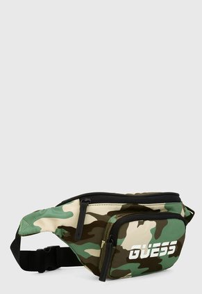 Canguro Verde-Negro-Blanco GUESS