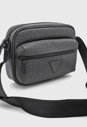 Bolso Manos Libres GUESS Insignia Gris