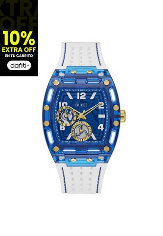 Relojes Guess Hombre Phoenix. Silicona Blanco GW0499G6 Guess