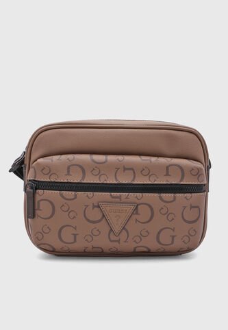Bolso Manos Libres GUESS Insignia Café Guess