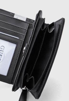 Billetera GUESS Sunset BLVD Negro