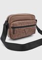 Bolso Manos Libres GUESS Insignia Café de Guess