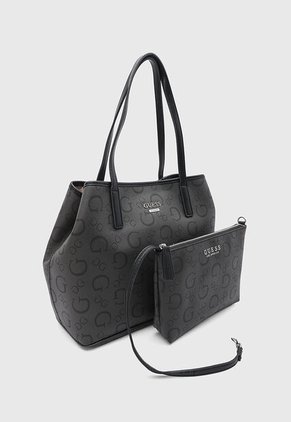 Bolso GUESS Portini Gris Oscuro