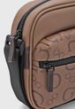 Bolso Manos Libres GUESS Insignia Café de Guess