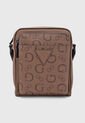 Bolso Manos Libres GUESS Insignia Café de Guess