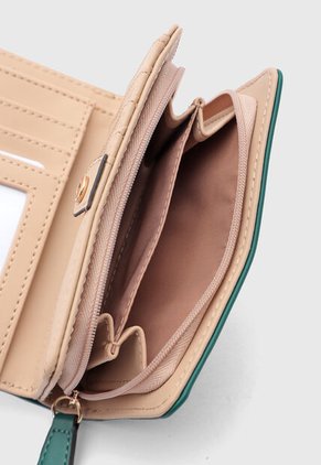 Billetera GUESS Sunset BLVD Verde