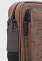 Bolso Manos Libres GUESS Insignia Café de Guess